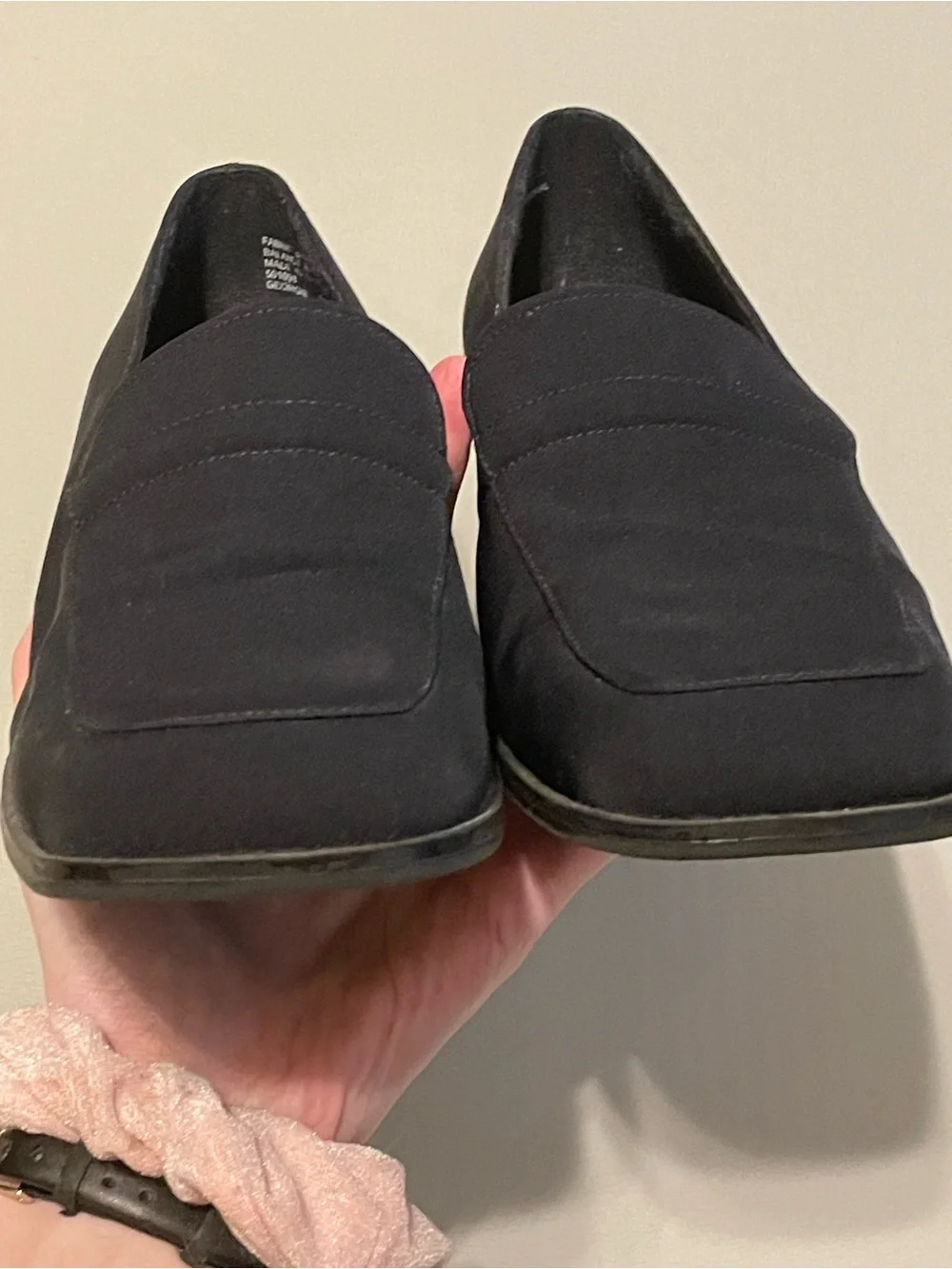 Mootsies Tootsies Black Slip-On Loafers
